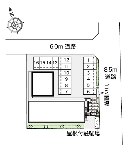 ★手数料０円★都城市一万城町　月極駐車場（LP）